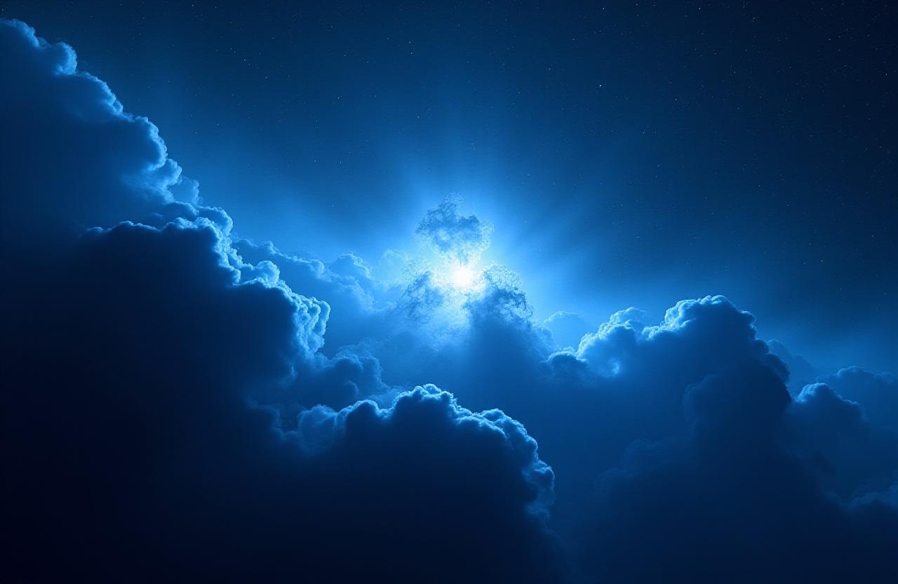 Deep space nebula background